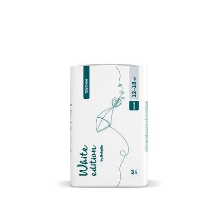 Трусики White Edition 4 (12-18 кг) 64 шт.