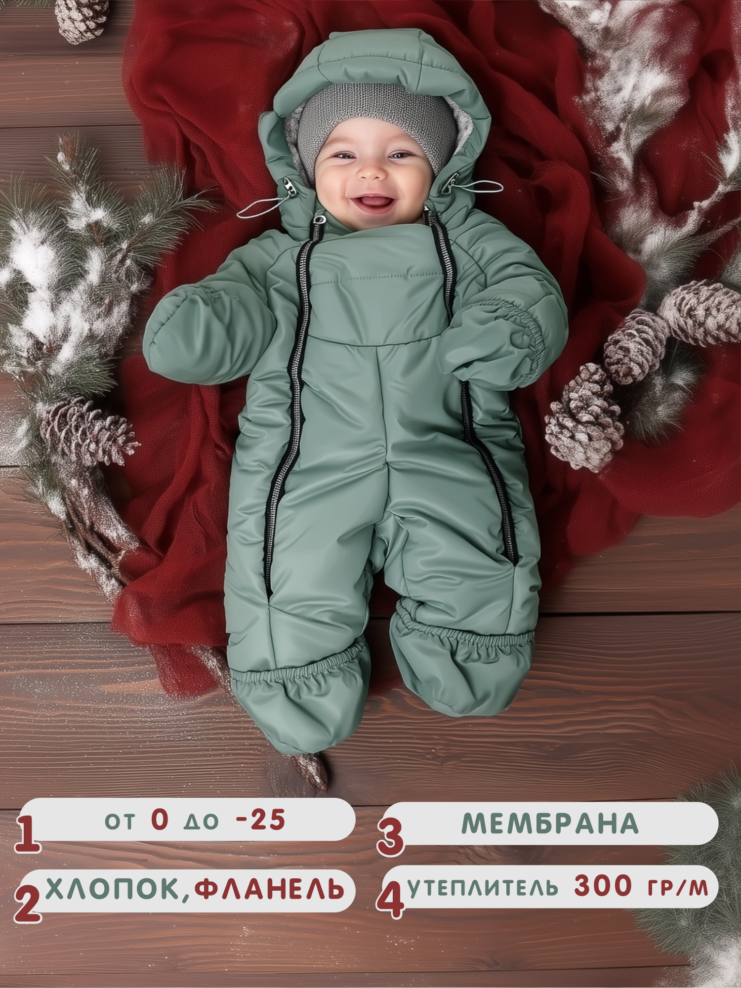 Комбинезон СОННЫЙ ГНОМИК 2034/3 - фото 7