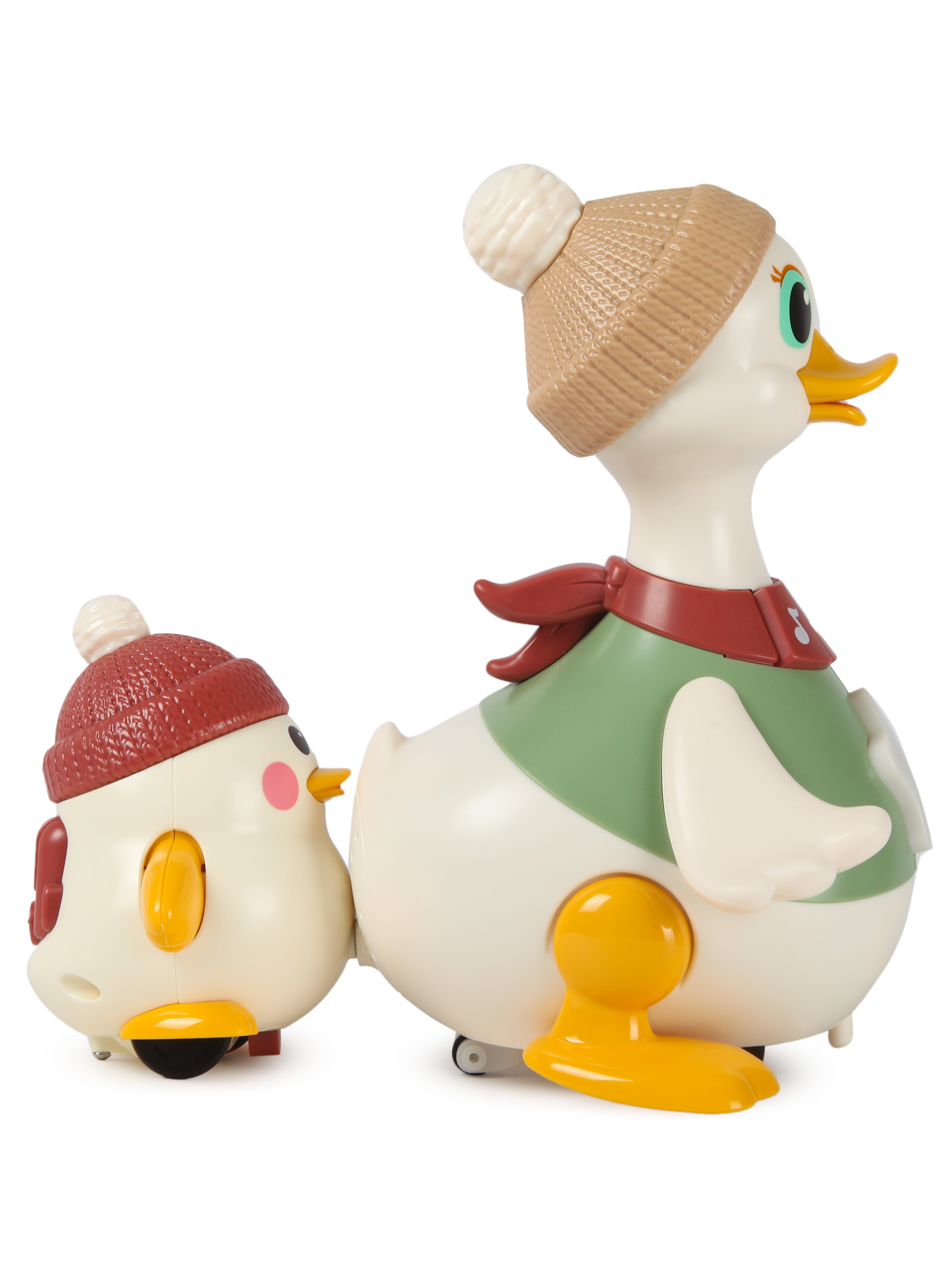 Игрушка BabyGo каталка Мама-уточка - фото 5