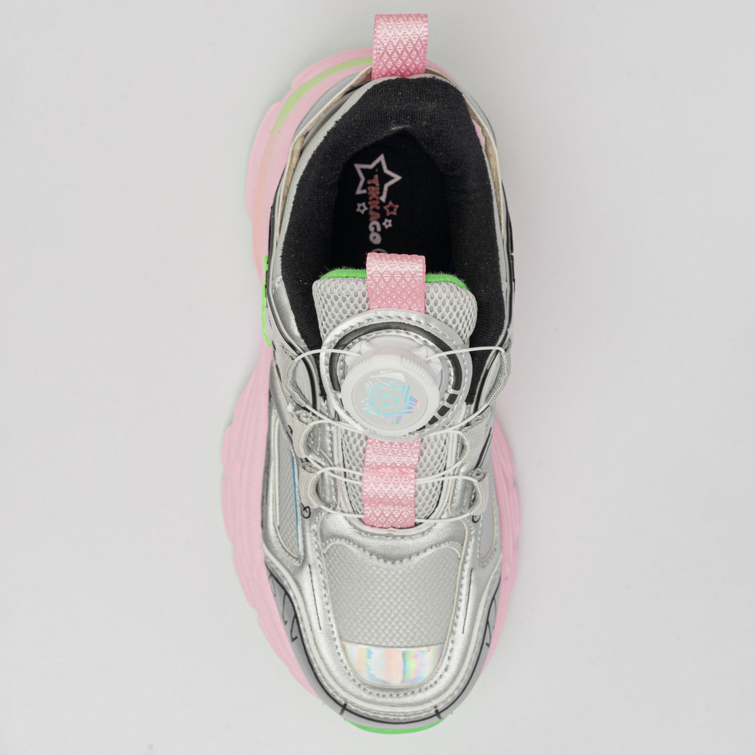 Кроссовки TikkaGo 7U07_23954-2_silver-pink - фото 8
