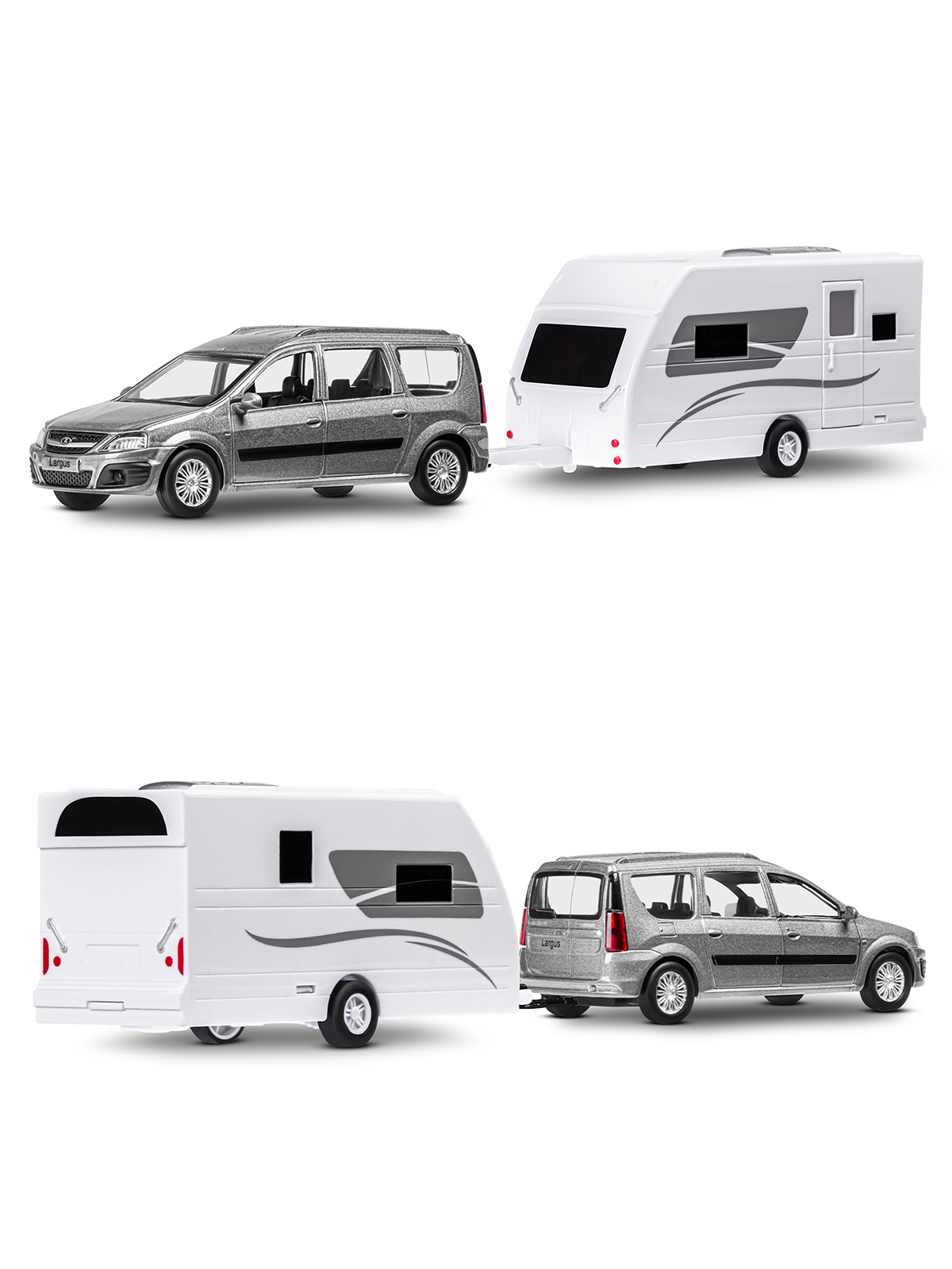 Автомобиль АВТОпанорама LADA Largus 1:43 JB1251626 - фото 9