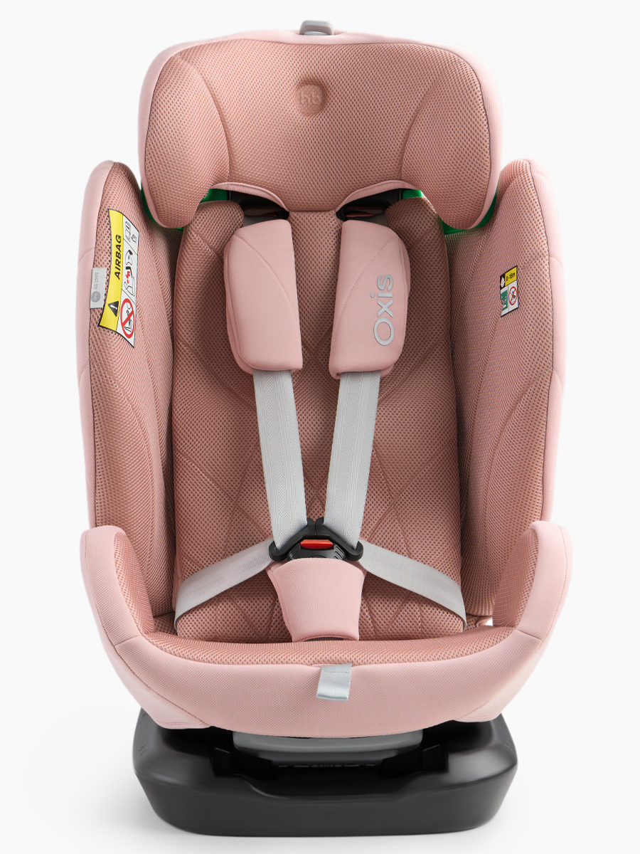 Автокресло Happy Baby Oxis 0+/1/2/3 (0-36 кг) розовый - фото 5