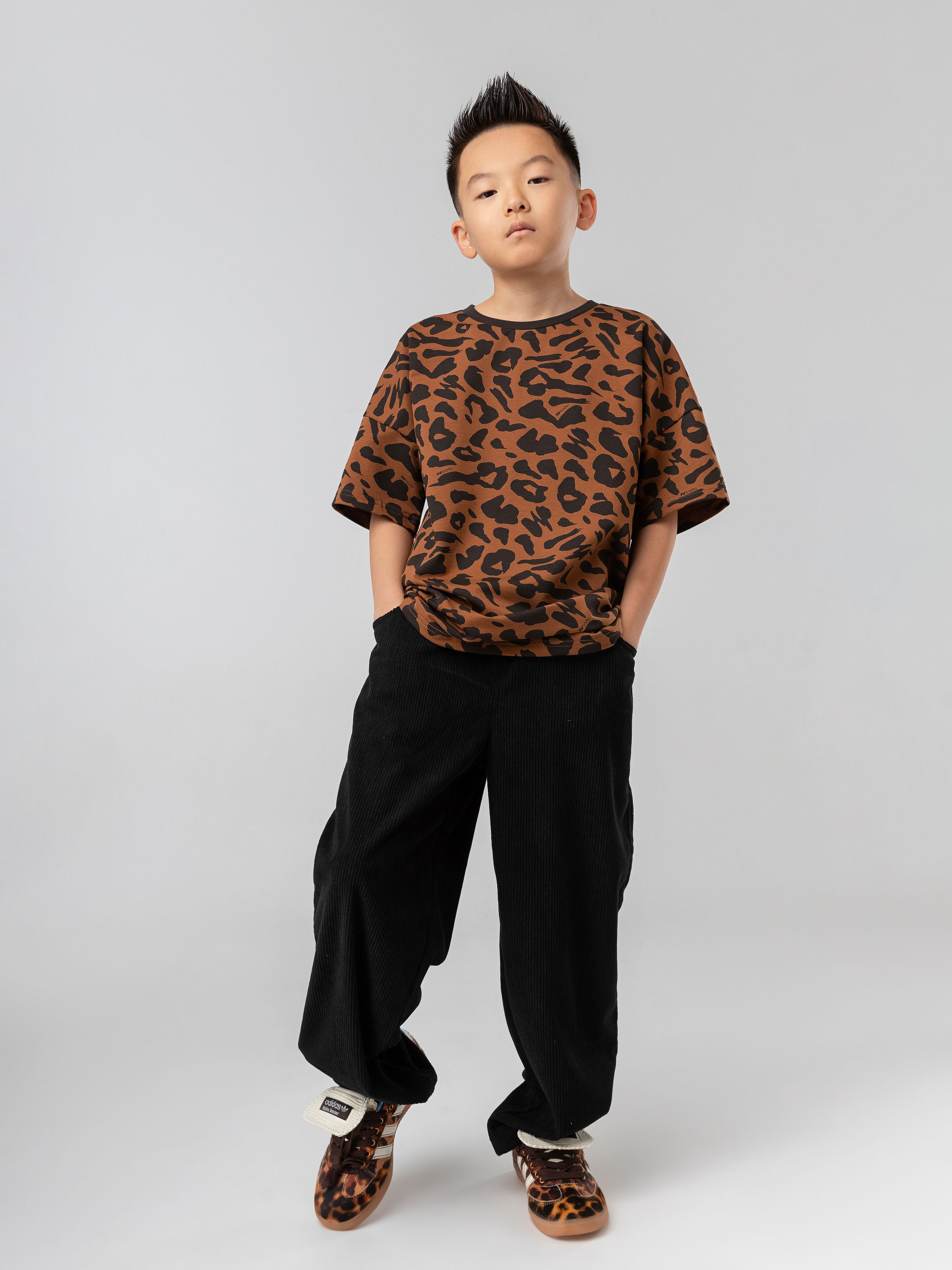 Футболка Bodo 36-122MU_коричневый (черный) - фото 3