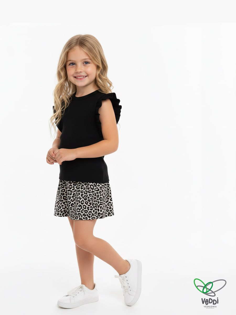 Костюм VEDDI 2078кш/2115и-2025 черный/леопард - фото 10