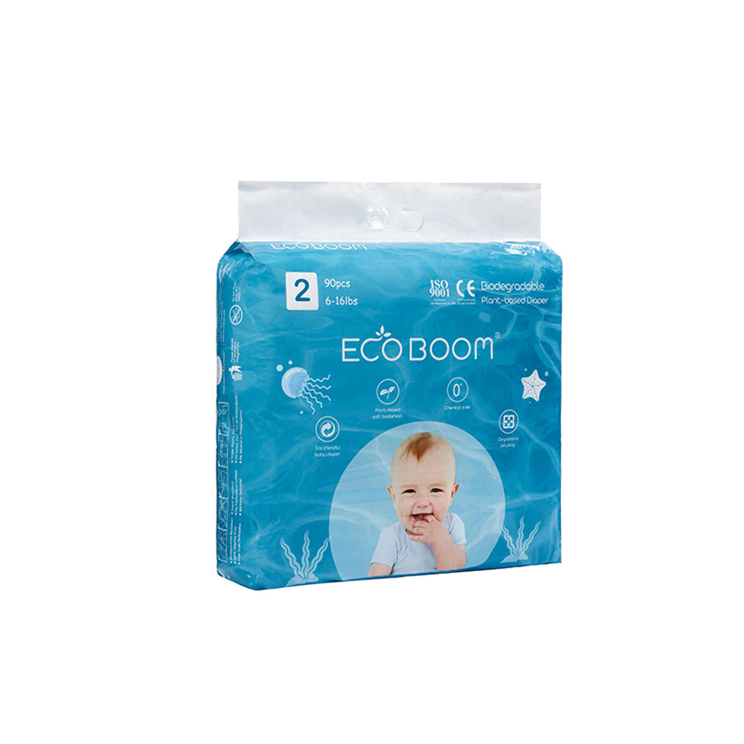 Подгузники ECO BOOM Eco S 90 шт. - фото 2