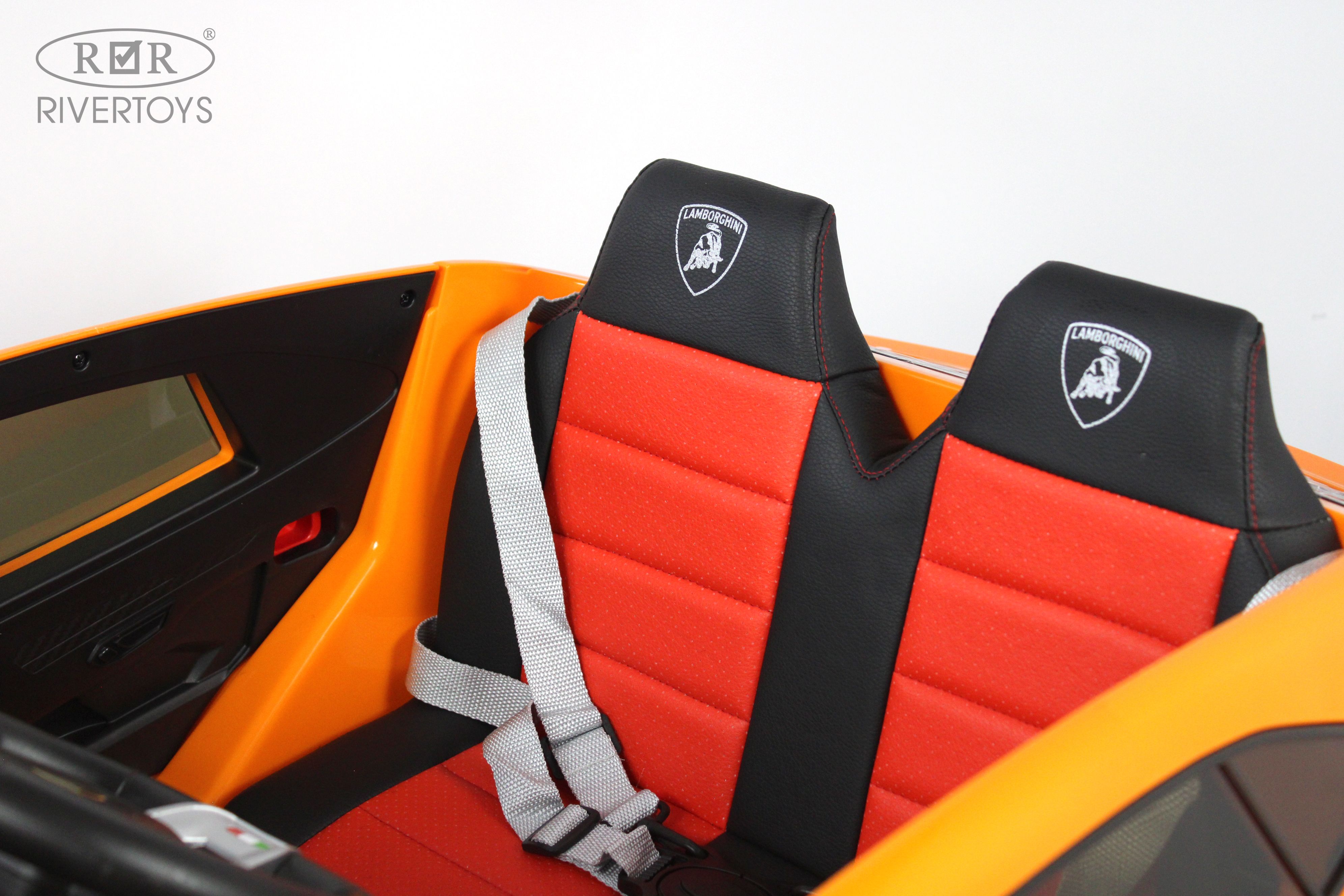 Электромобиль RIVERTOYS E777EE-ORANGE С пультом ДУ - фото 22