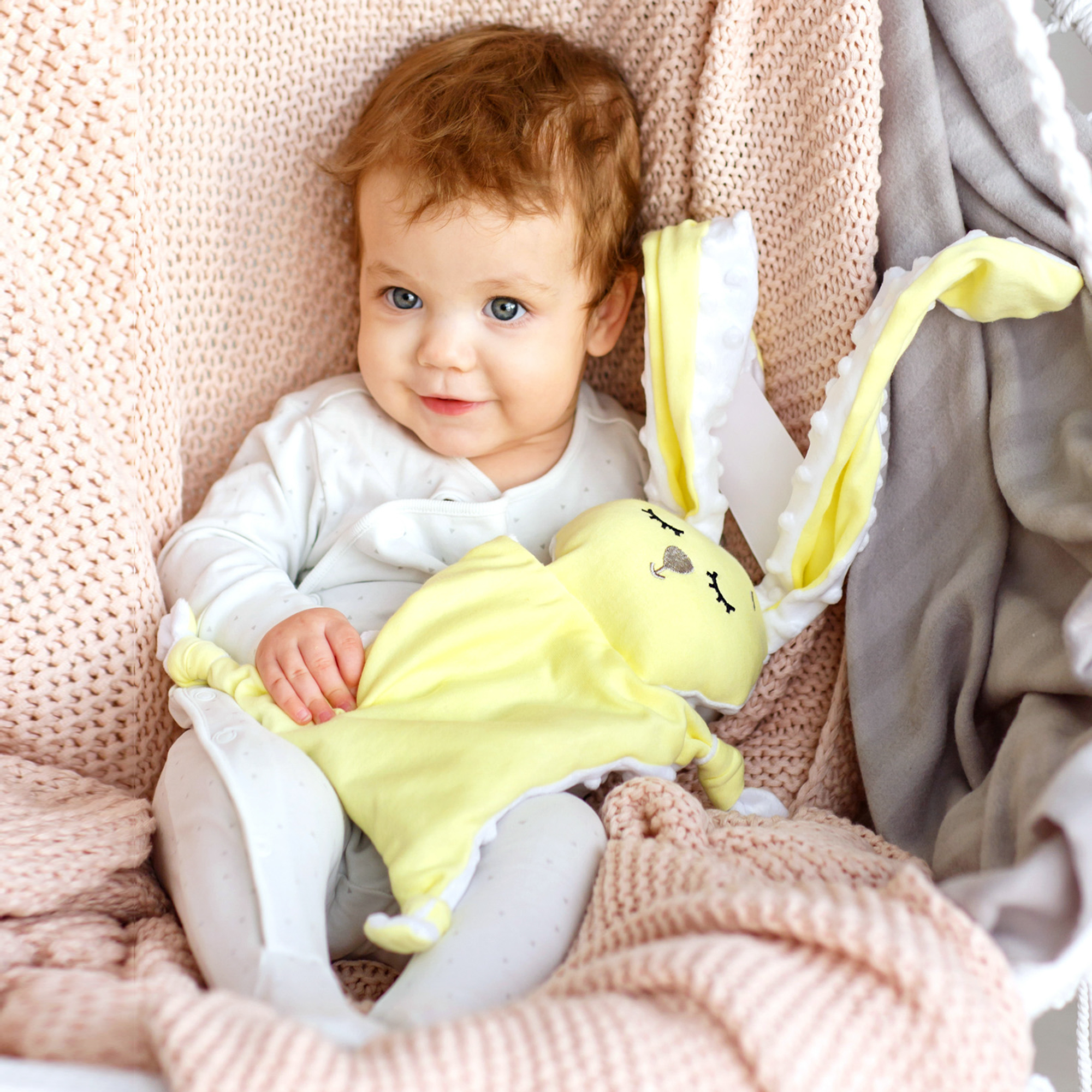 Грелка-комфортер AmaroBaby Flax Love желтая - фото 10