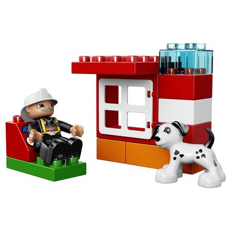 Конструктор LEGO DUPLO Пожарный катер блочный