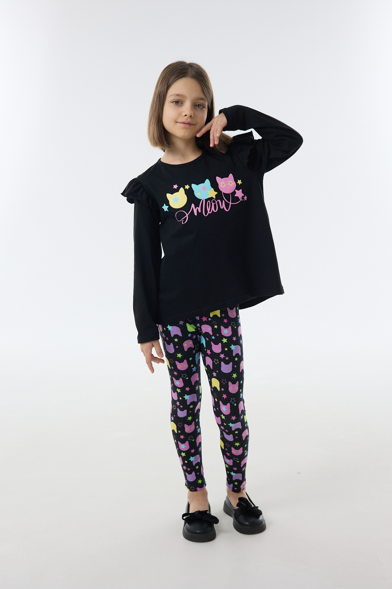 Костюм YAXX 021--Костюм киска/черный (К+Л) - фото 10