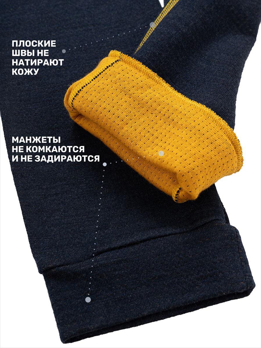 Термобелье NIKASTYLE 7т11125 синий меланж - фото 6