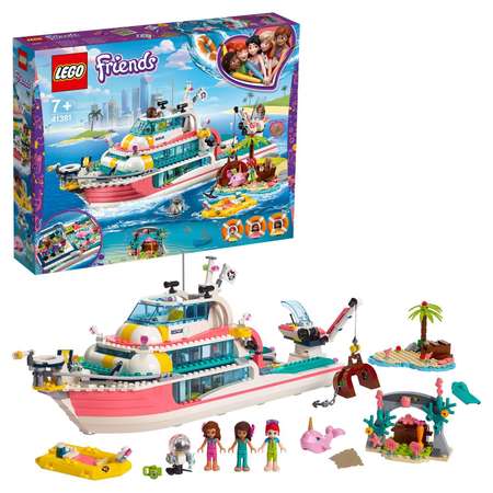 Конструктор LEGO Friends Катер спасательных операций блочный