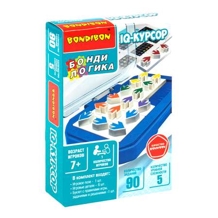 Настольная игра Bondibon головоломка IQ-КУРСОР в дорогу