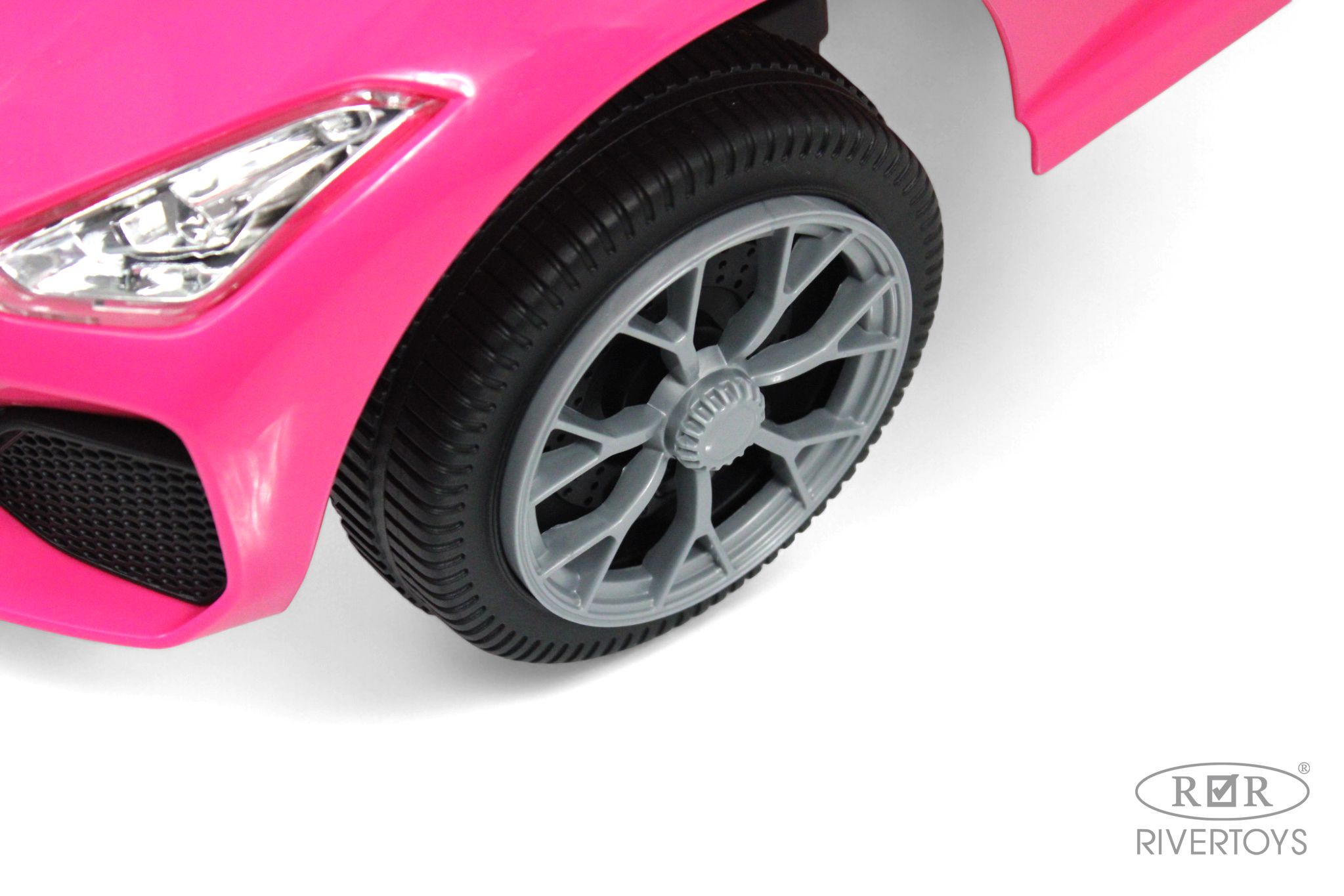 Каталка RIVERTOYS Z004ZZ-B-PINK розовый - фото 9