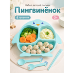 Набор посуды Добрый Филин Пингвин 4 предм.