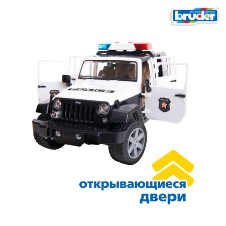 Полицейская машина Bruder Jeep с фигуркой 1:16