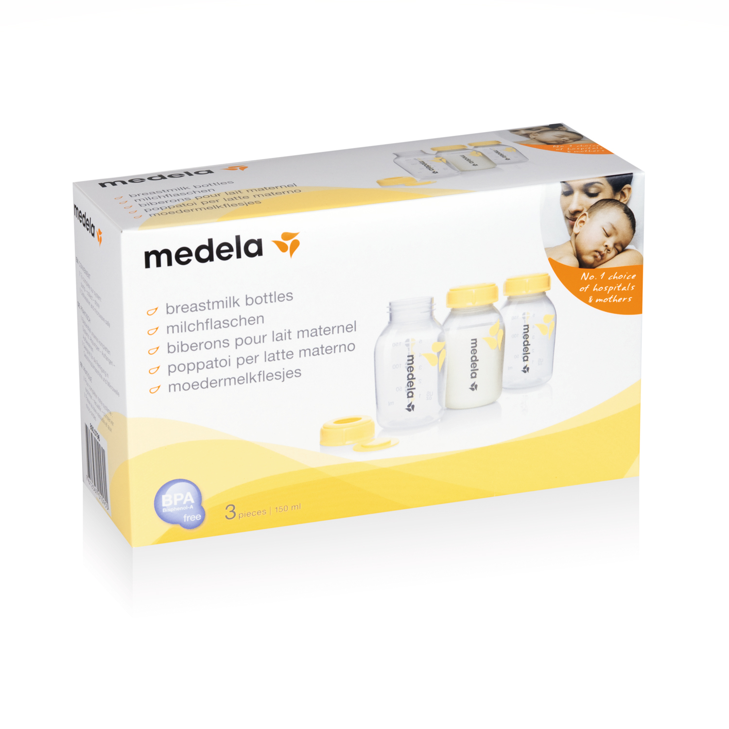Бутылочка Medela 150 мл 3 шт. - фото 5