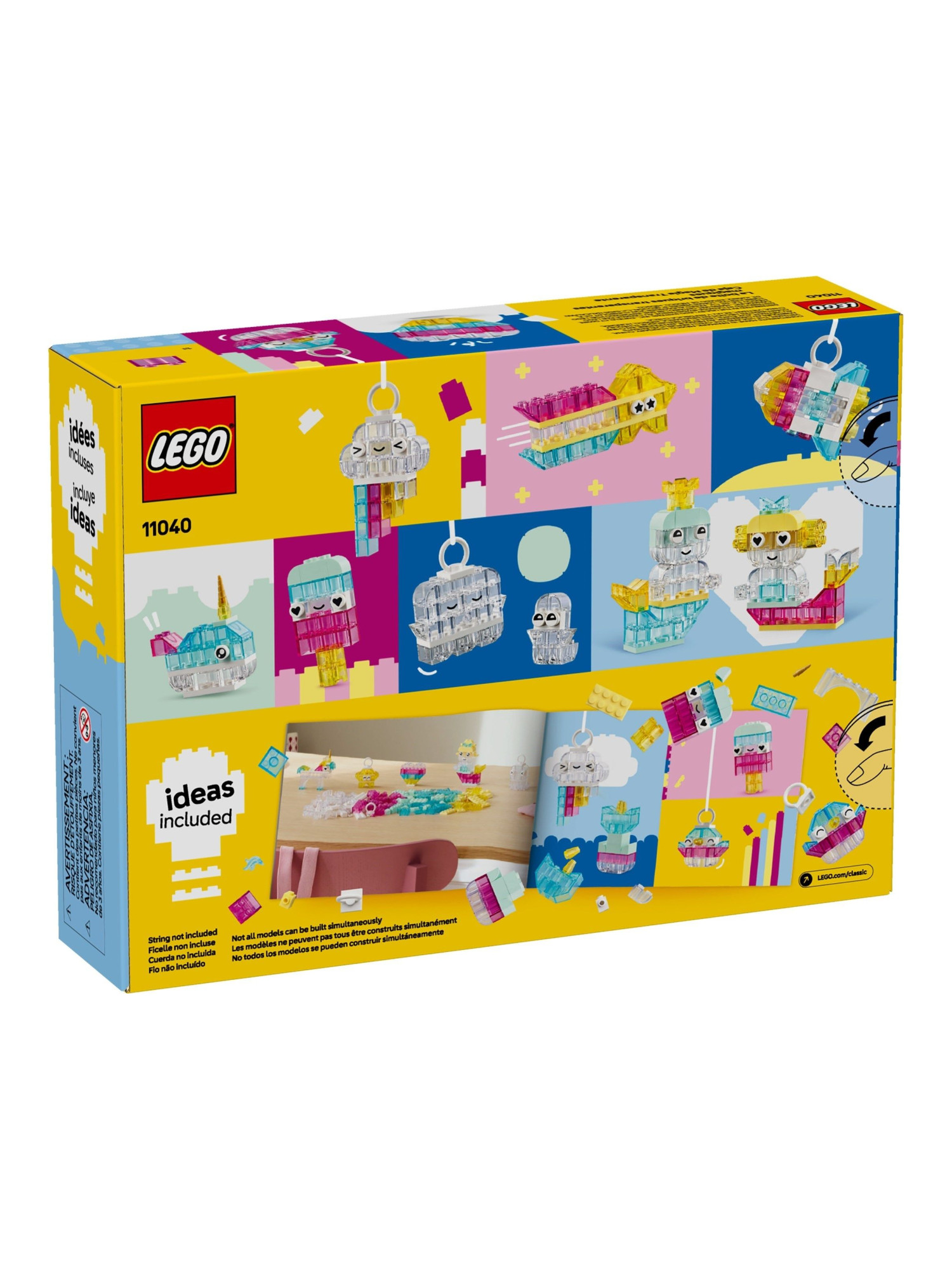 Конструктор LEGO Classic Волшебная Прозрачная Коробка 340 дет. - фото 3