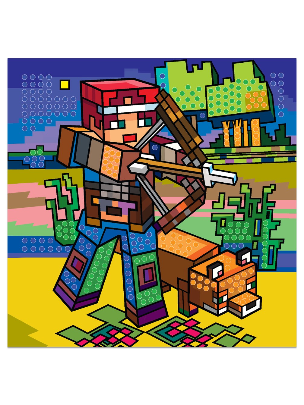Алмазная мозаика Minecraft - фото 4