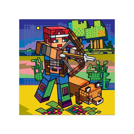 Алмазная мозаика Minecraft