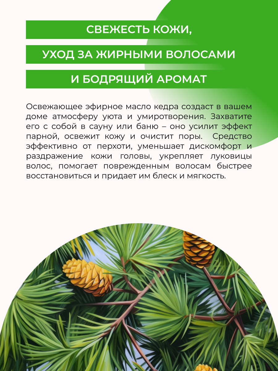 Масло Siberina натуральное «Кедра» 8 мл - фото 5