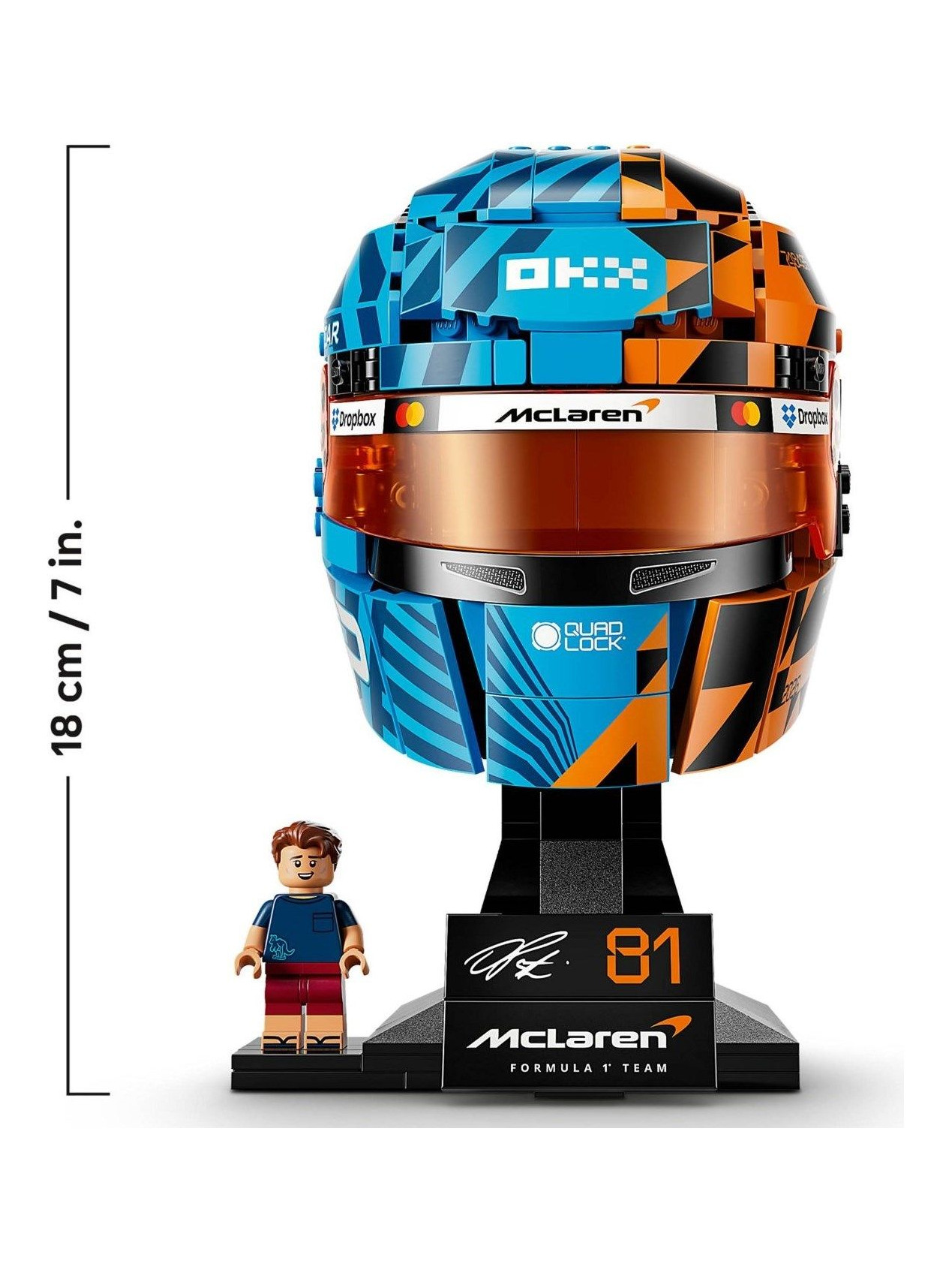 Конструктор LEGO Editions Шлем McLaren Mastercard F1 793 дет. - фото 10