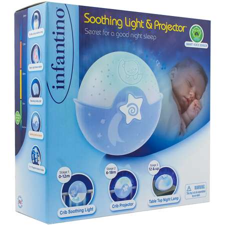 Игрушка INFANTINO Ночник проектор Голубой 4627