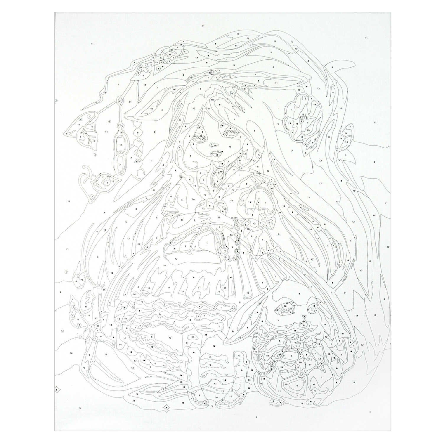 Картина по номерам Феникс + - фото 5