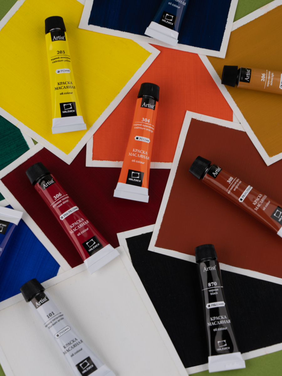 Краски масляные Малевичъ 12 цв. - фото 7