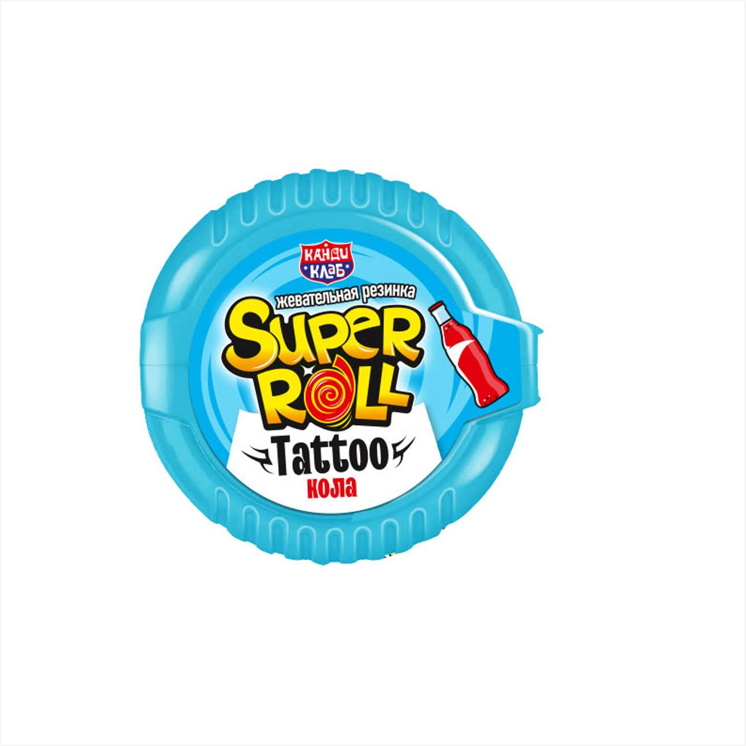 Жевательная резинка Канди Клаб Клаб Super Roll Tattoo ассорти 12г - фото 4