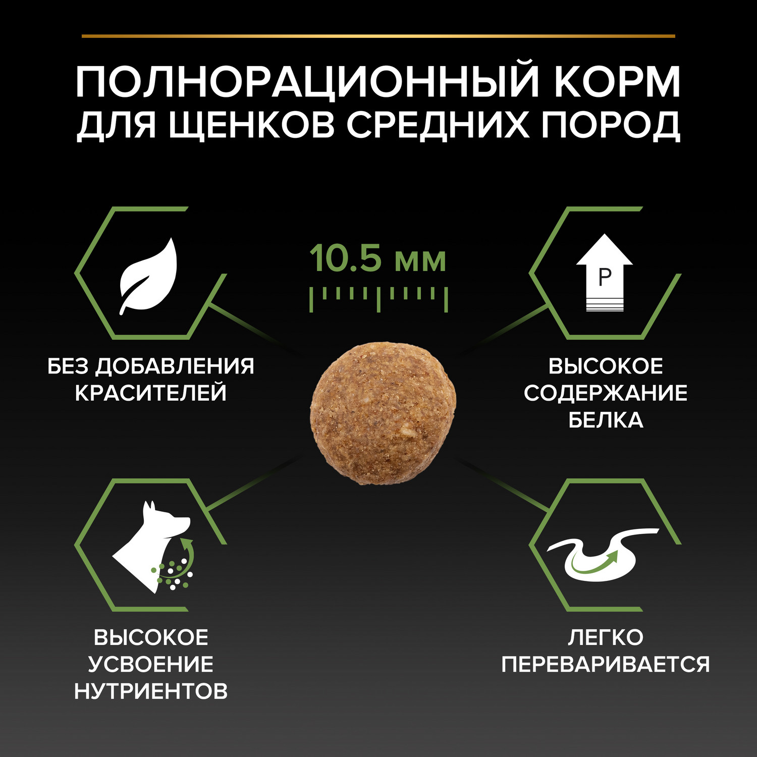 Корм для щенков PRO PLAN средних пород с комплексом Optistar с курицей 3кг - фото 5