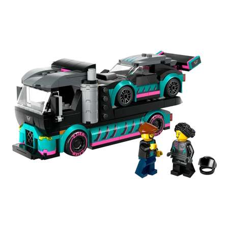 Конструктор LEGO City Race Car and Car Carrier Truck блочный