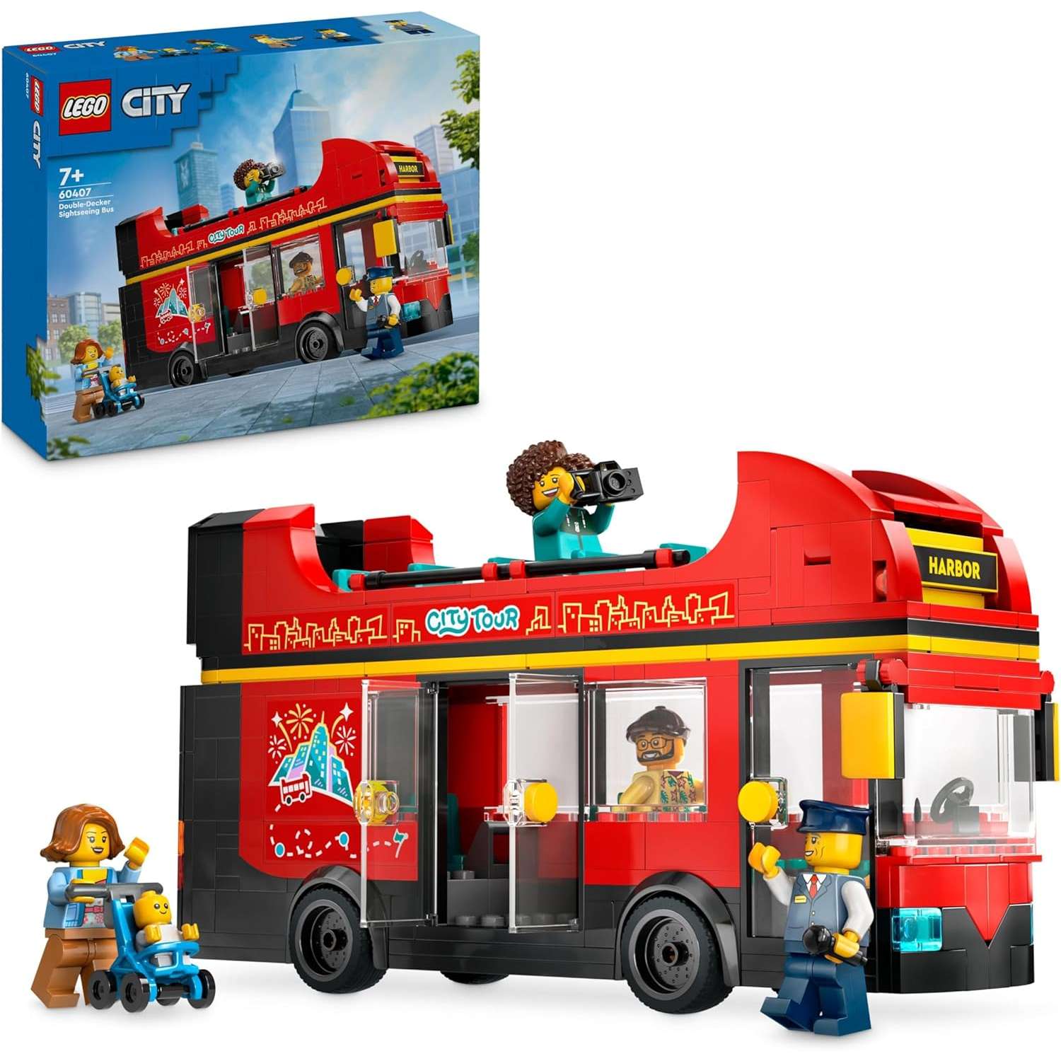 Конструктор LEGO City Double-Decker Sightseeing Bus 384 дет. - фото 1