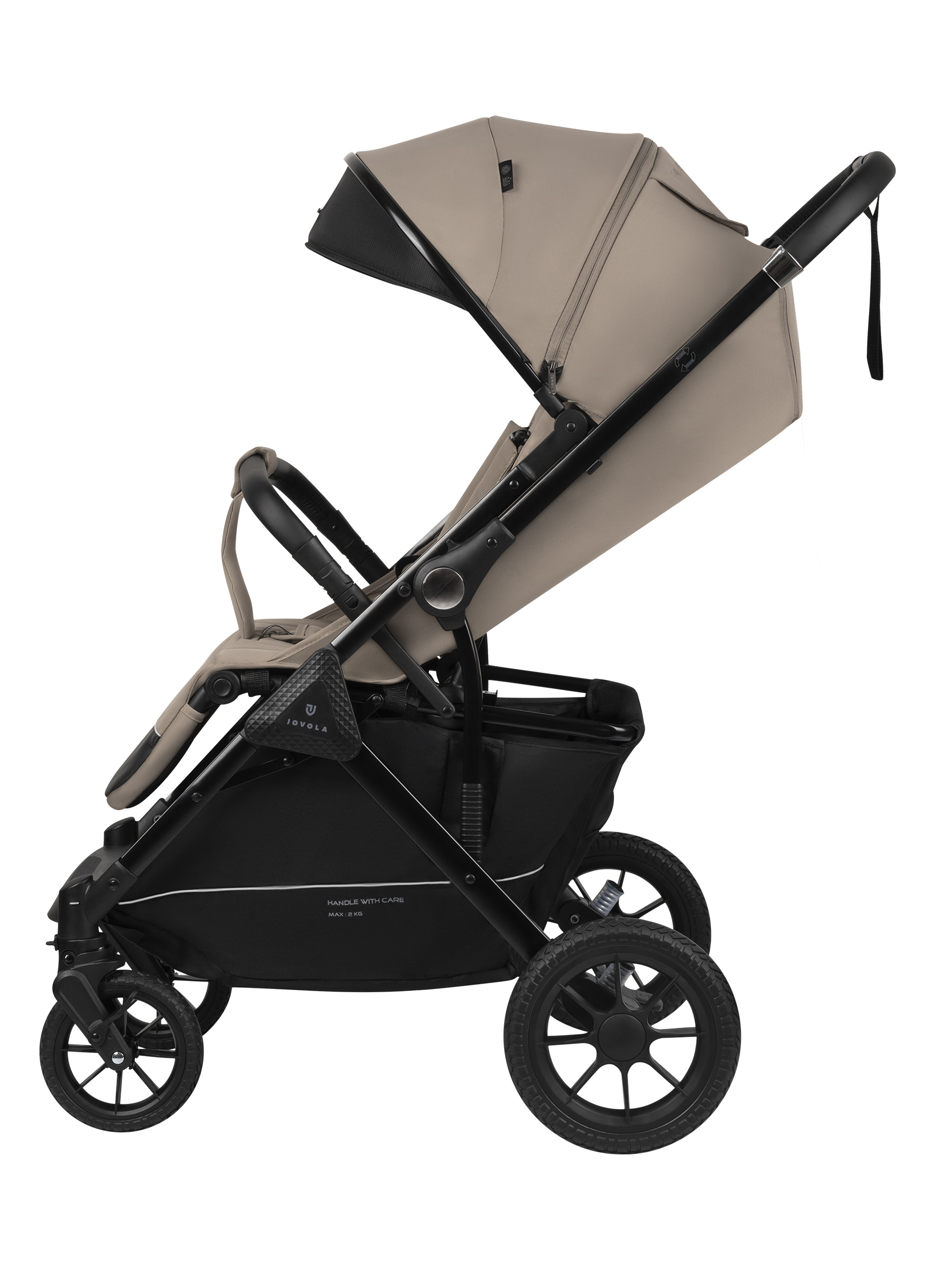 Коляска прогулочная JOVOLA Magma Plus бежевый - фото 18