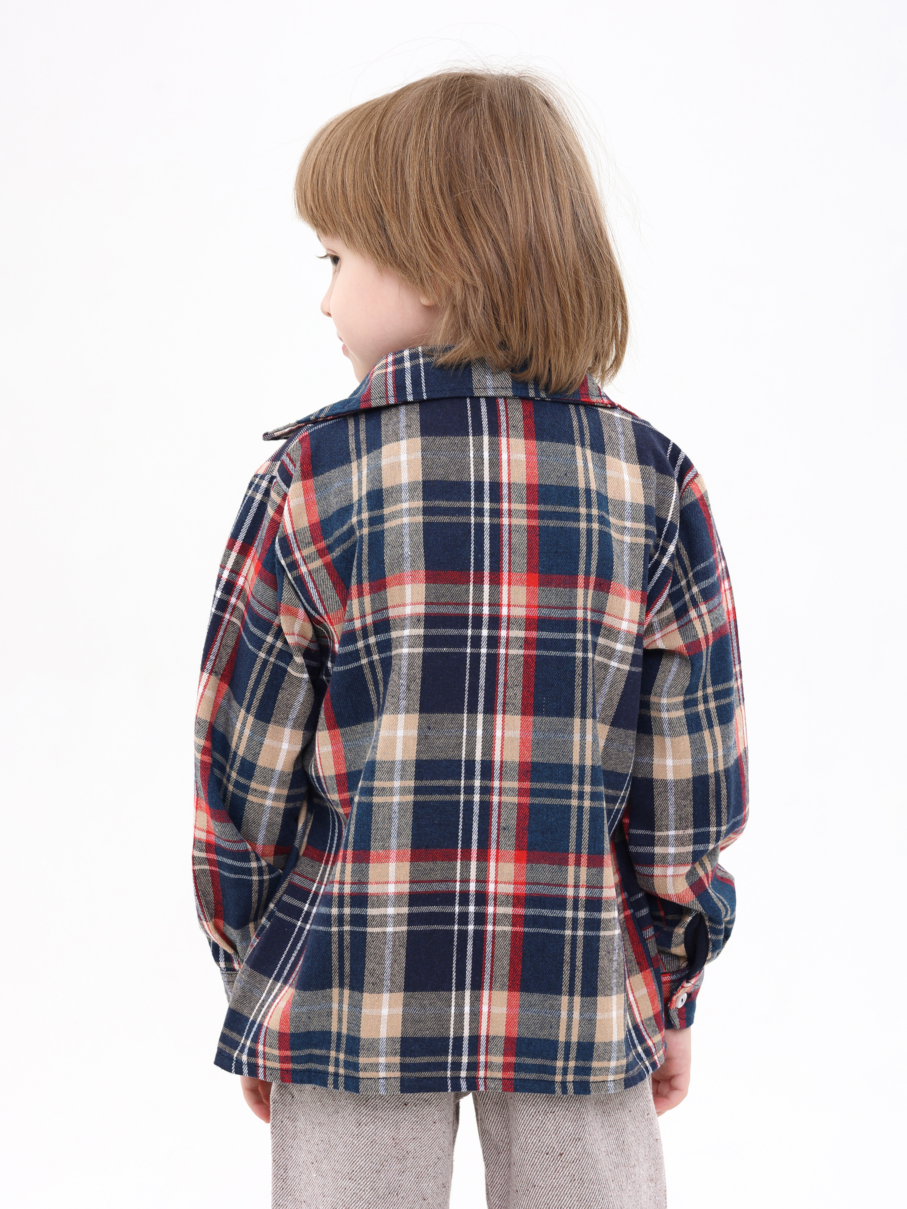 Рубашка АЙАС 16-04-23/син - фото 3