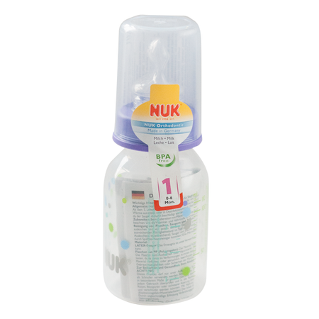 Бутылочка Nuk 110 мл в ассортименте