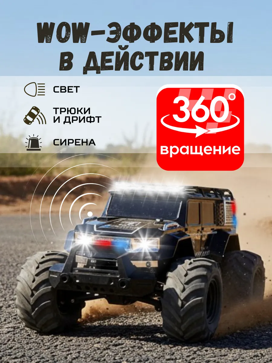 Внедорожник РУ MihokiToys большая амфибия 1:12 - фото 2
