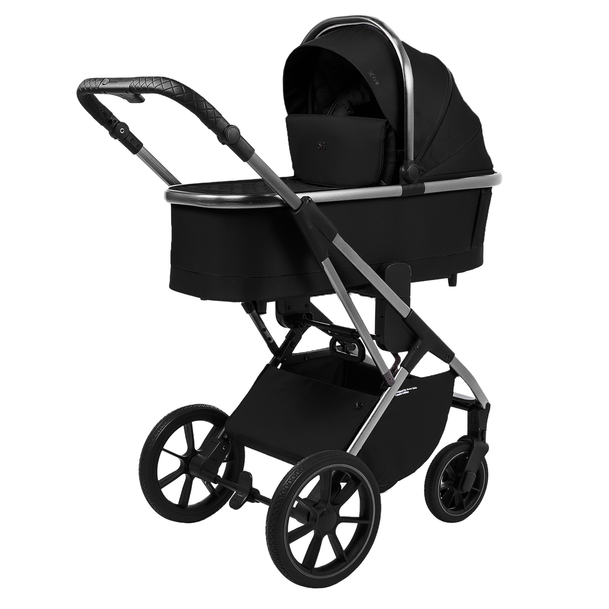 Коляска 2в1 Sweet Baby Rocco Black черный - фото 30