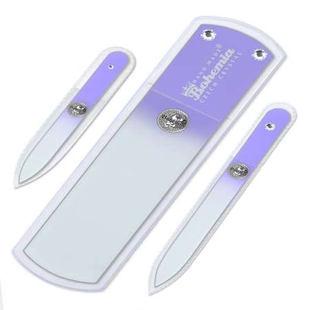 Маникюрный набор BOHEMIA Czech Glass Nail Files 3 предм.