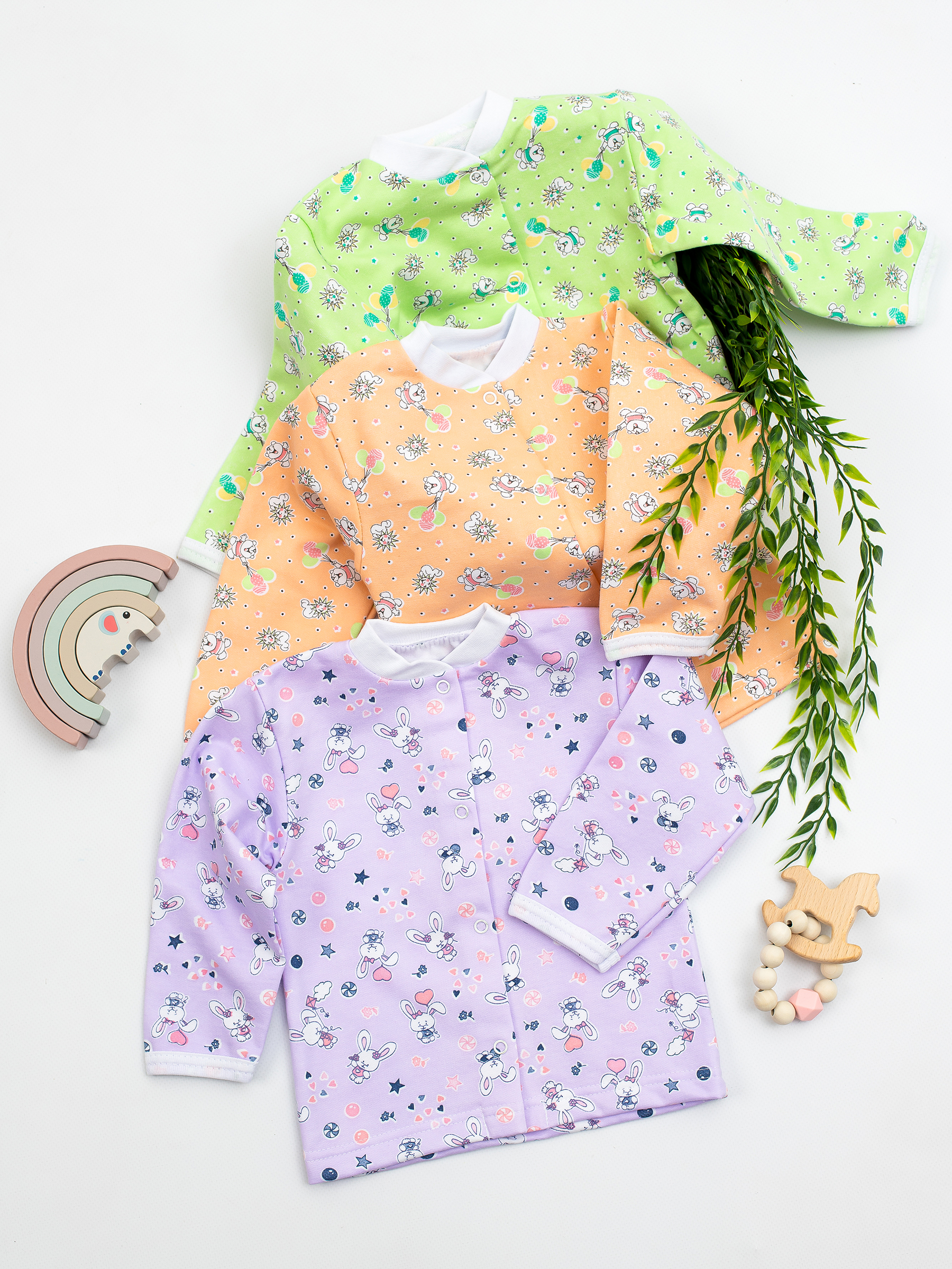 Кофточка 3 шт IVANOVO KIDS КЯК-002девочка - фото 6