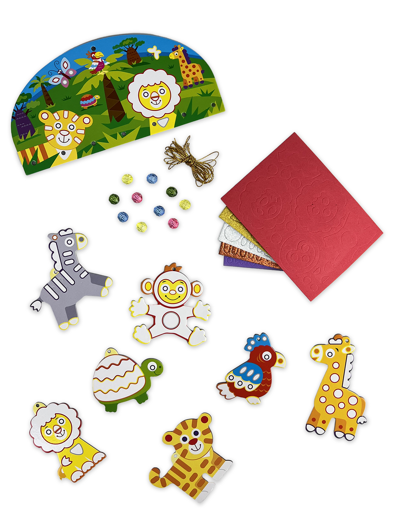 Набор для творчества Дрофа-Медиа аппликация Зоопарк - фото 6