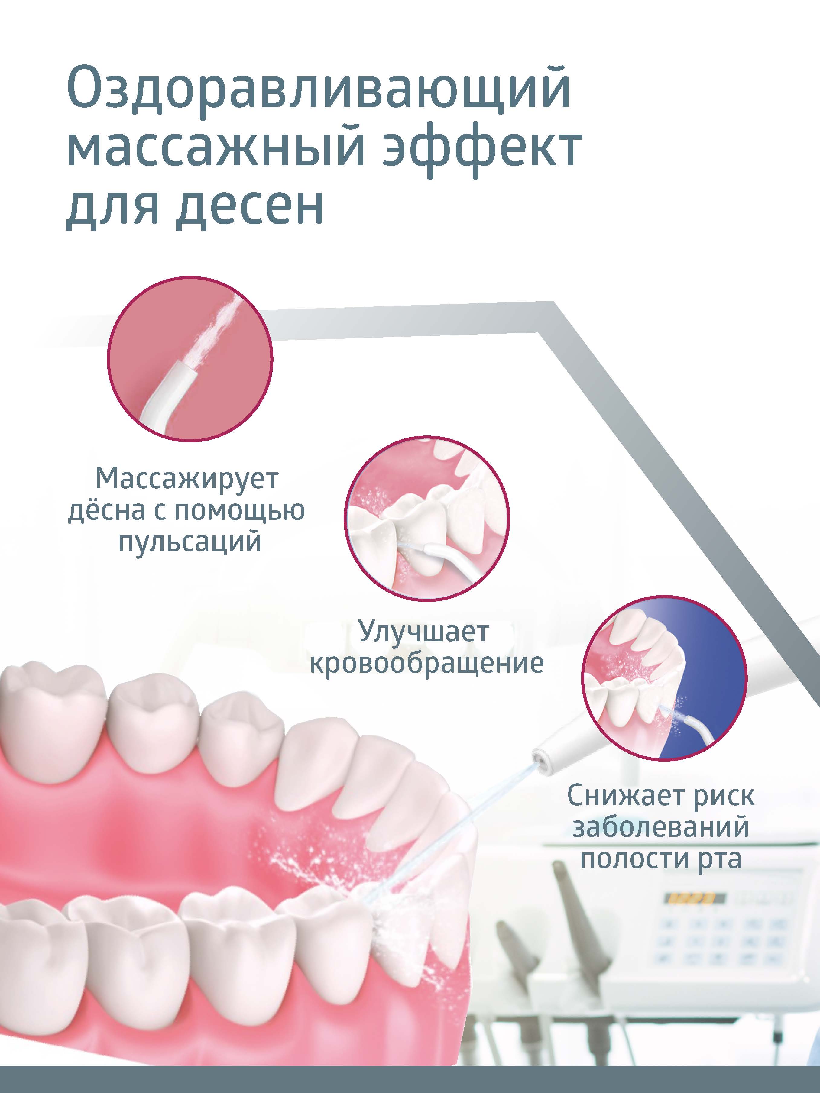 Ирригатор B.Well импульсный 4 реж. - фото 11