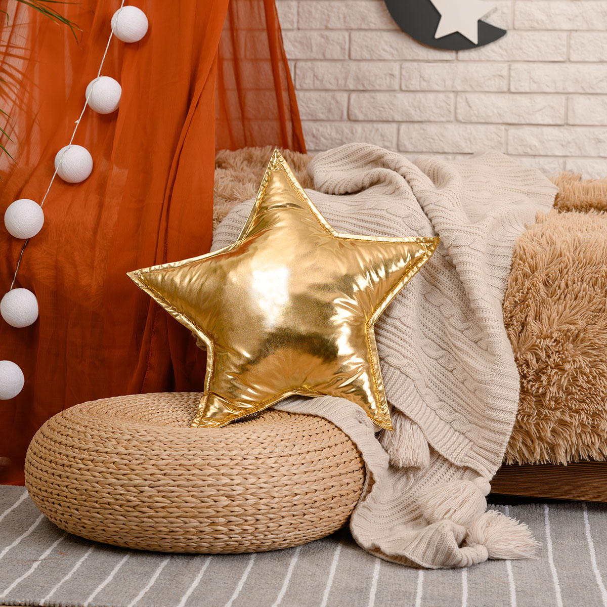 Подушка декоративная N Family Звезда - фото 5