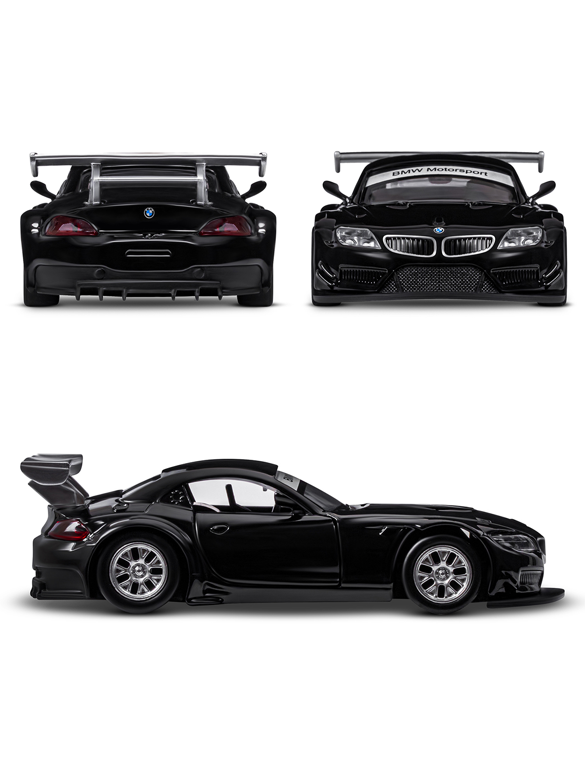 Автомобиль АВТОпанорама BMW Z4 GT3 1:38 JB1200132 - фото 5