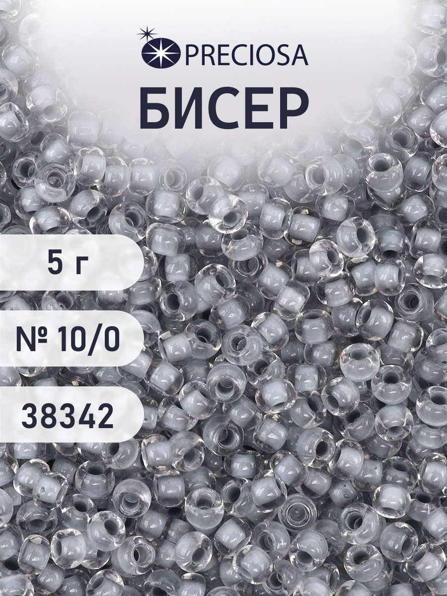 Набор для творчества Preciosa бисер 10/0 5 г цвет 38342 - фото 1