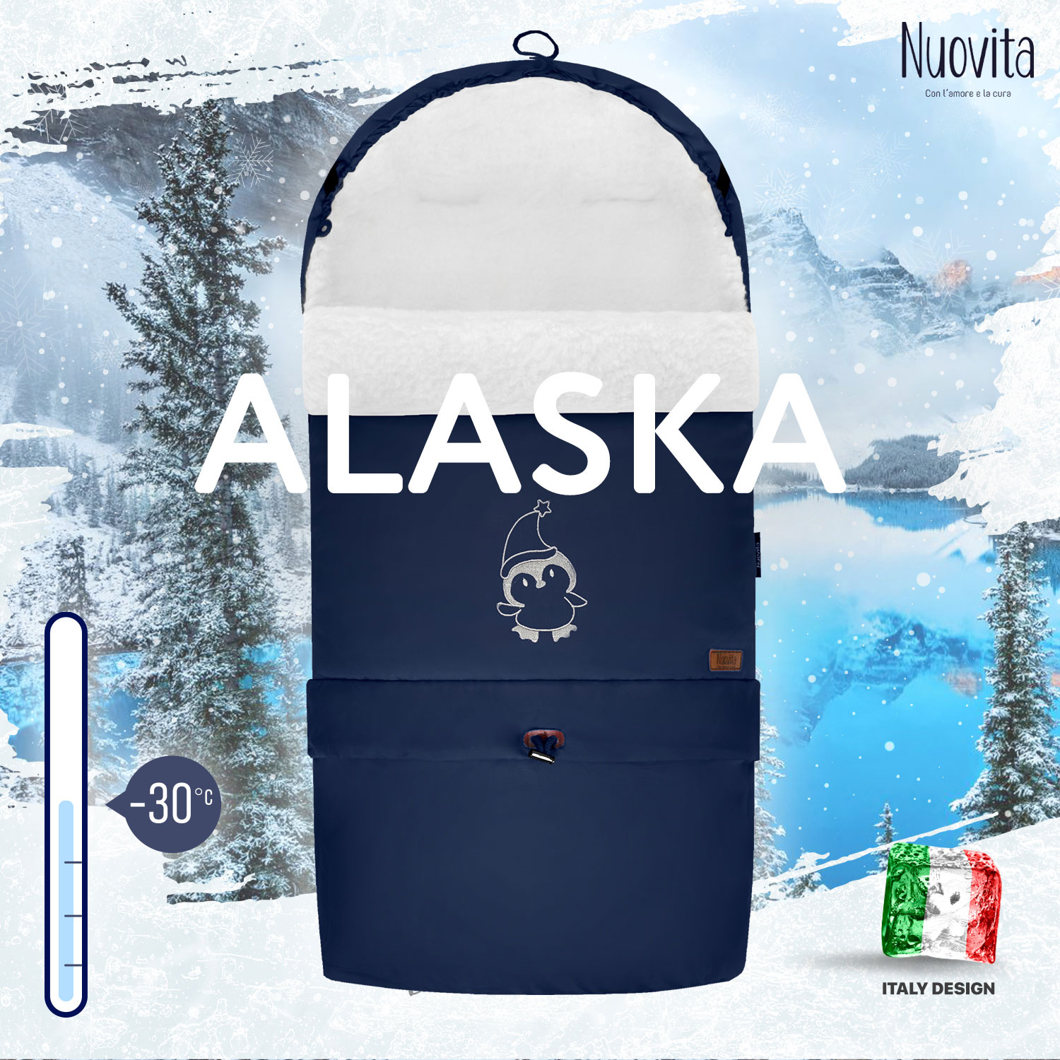 Конверт в коляску Nuovita Alaska Bianco - фото 4