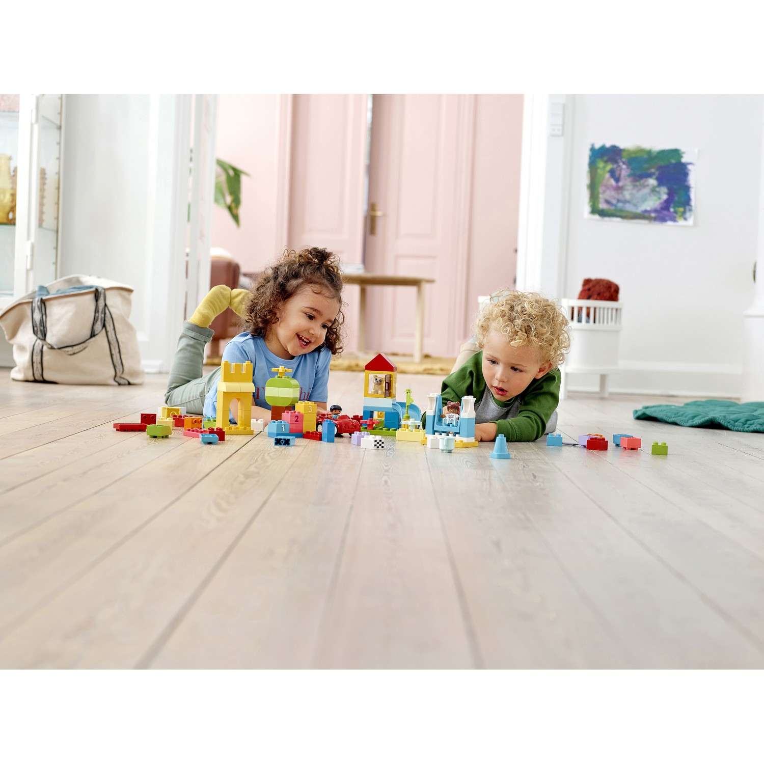 Конструктор LEGO DUPLO Коробка с кубиками 85 дет. - фото 19