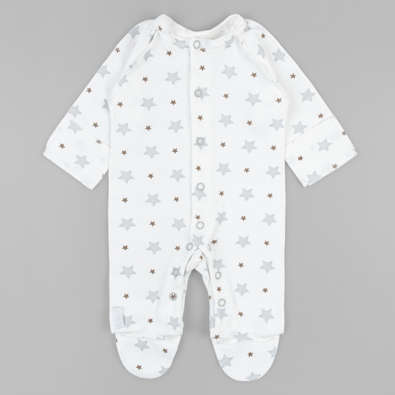 Комбинезон 2 шт LEO 1001А-16_белый/голубой - фото 4