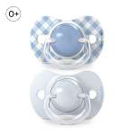 Пустышка Suavinex силикон ортодонтическая от 0 мес. 2 шт.