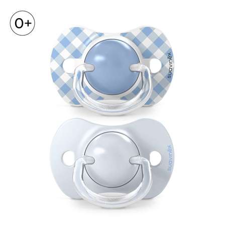 Пустышка Suavinex силикон ортодонтическая от 0 мес. 2 шт.
