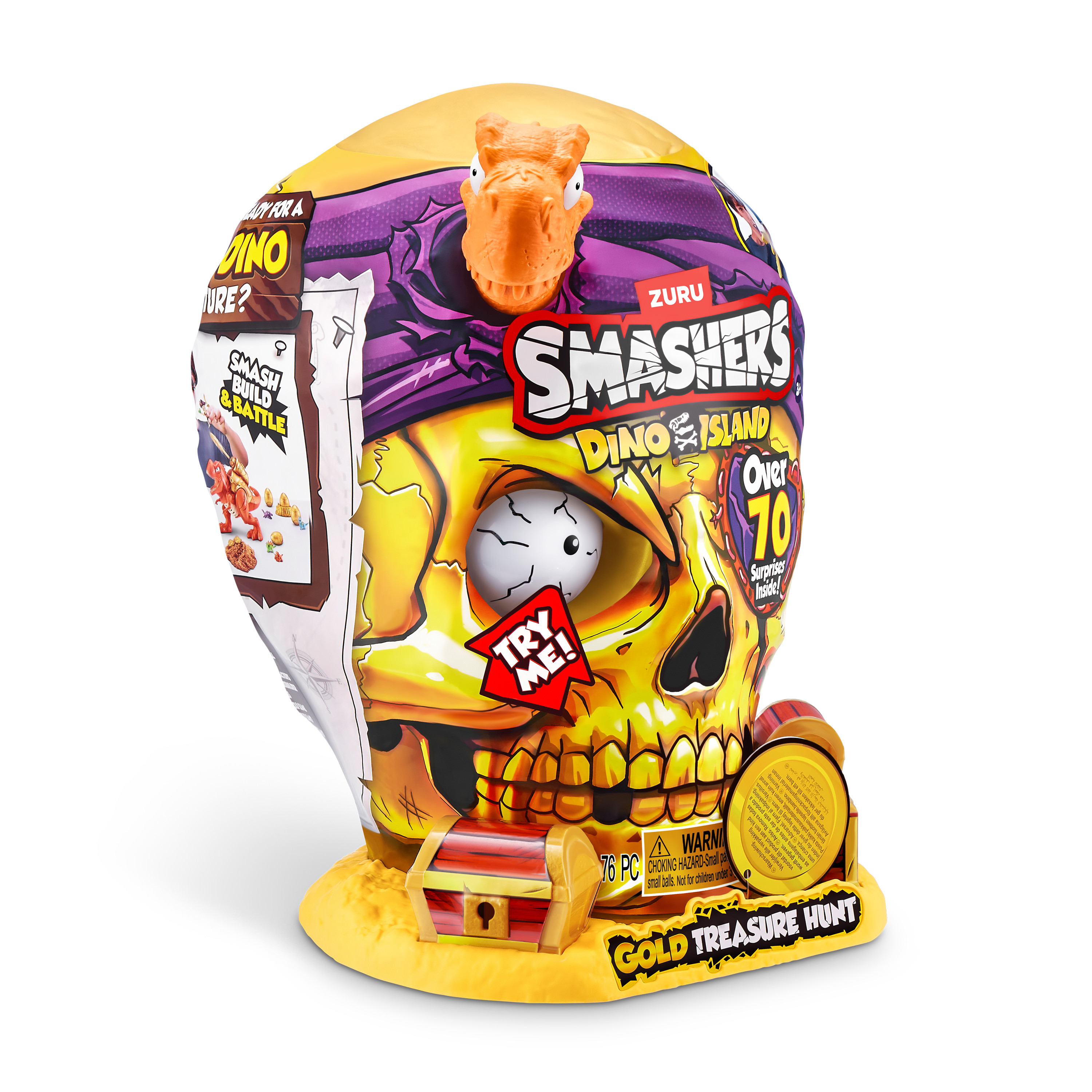 Игровой набор Zuru Smashers Золотой череп - фото 22